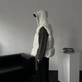 OWN Knitwear Hooded Padded Vest (2 colors)