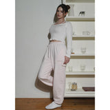 LOGO SWEATPANTS-LIGHT PINK