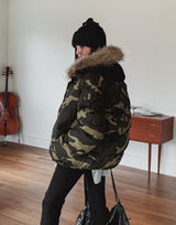 Oat camo lining padding