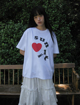 DOT LOGO OVERFIT TEE (WHITE)
