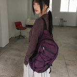 Kajon Gorp Core Check Nylon Mesh Backpack