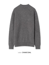 ウォッシャブルハッチハーフタートルニット(7 Colors, L / XL)