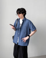 Mesia Turn-up Check Shirt