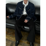 [S/S] Navy twist tweed jacket