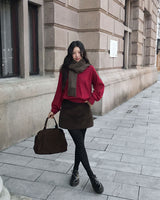 Work Corduroy Pocket Skort Pants