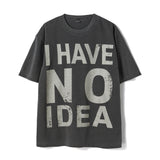 Untitled ノーアイディア ピグメントウォッシュ ショートスリーブ Washed Black