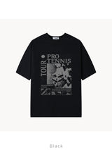 テニスショートスリーブTシャツ