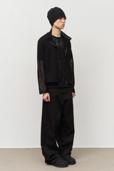 Ien Herringbone Curved Pants