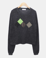Choa Vintage Argyle Patch T-shirt