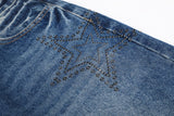 Auri Stud Star Wide Jeans