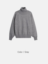 [F/W] ハイネックジッパーポラニット(3color)