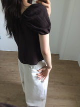 Ray Frill Blouse (2color)