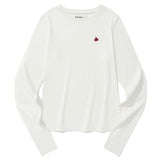 KIRSH プレーンラウンドフィットTシャツ [WHITE]