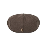 VA Stud Octagon Wool Beret / Brown