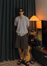 Cool Linen Bermuda Wide Shorts 4COLOR