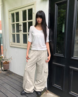 Bejeun Roll-Up 7-Sleeve T-Shirt