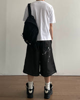サンディプリンティングショートスリーブTシャツ