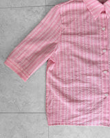 CANDY STRIPE 3/4 SLEEVE SHIRT
