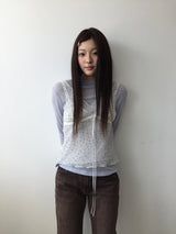 セインドットシフォンブラウス (2color)