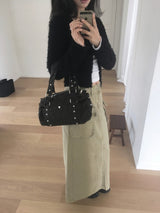 レオパードスタッドバッグ