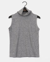 Kunz Wool angora inner turtleneck sleeveless