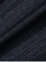 HERRINGBONE NONFADE BALLOON JEANS