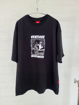 VENTIQUE スカルボードTシャツ 3color