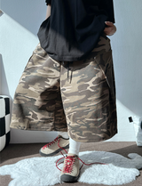 WINGS🪽 RIVET CAMOUFLAGE BERMUDA🩶💚💙🖤2COLOR