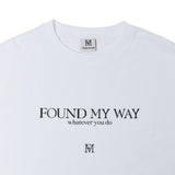 FMW レタリング ロゴ T シャツ - ホワイト