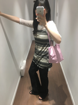 Ets Sheer Henley Neck Sleeveless T-shirt (4color)