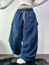 ボスサイズフリーススナップロングパンツ 🧸🩵🤍6カラー