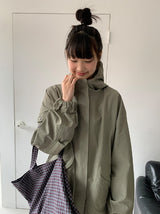 レゲット フード ロング ボンバー ジャケット