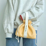 【MADE】Canvas Pouch Bag - Mustard