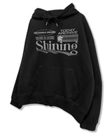 シャイニンググラフィックコーミングフーディー _Black