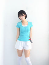 Round U button slim top