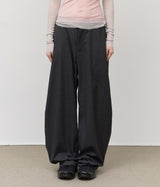 Tree Striped Wide Trousers