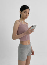 [MADE] T-cell SET - Washed Ribbed Tank Top