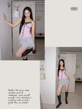 Sugar Pink Leopard Sleeveless T-shirt