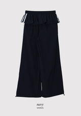 #ST Frill Layered Banding Track Pants (2color)