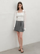 (PT-5649)TALIA WRAP SKIRT PANTS