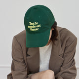 TMV Lettering Ball Cap / Twill Green