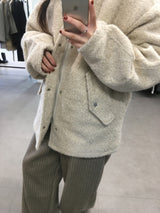 Odd Boucle High Neck Jacket (2color)