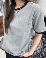 Eka Rivet Pocket Ringer Short Sleeve T-shirt