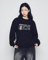 26SS WOMAN タイピングプロフィールスウェットシャツ