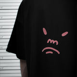 PEANUT STAIN - Fakenut Stain Fighting Black Boxy Oversized Tshirt
