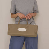 Beige Nylon Tote Bag