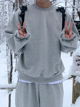 Furano brushed wide jogger pants