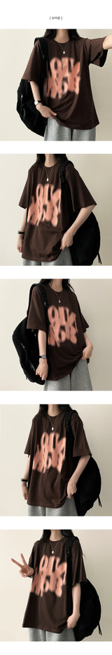 Ealing Motion オーバーフィット 半袖Tシャツ