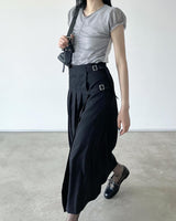 layered shirring t-shirts