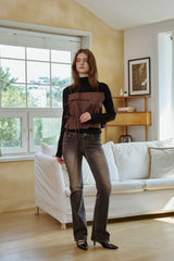 IRIS TOP / BROWN